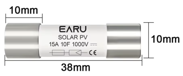 15A,30A DC 1000V PV SİGORTA, Güneş Panel Solar Sigorta - Görsel 2