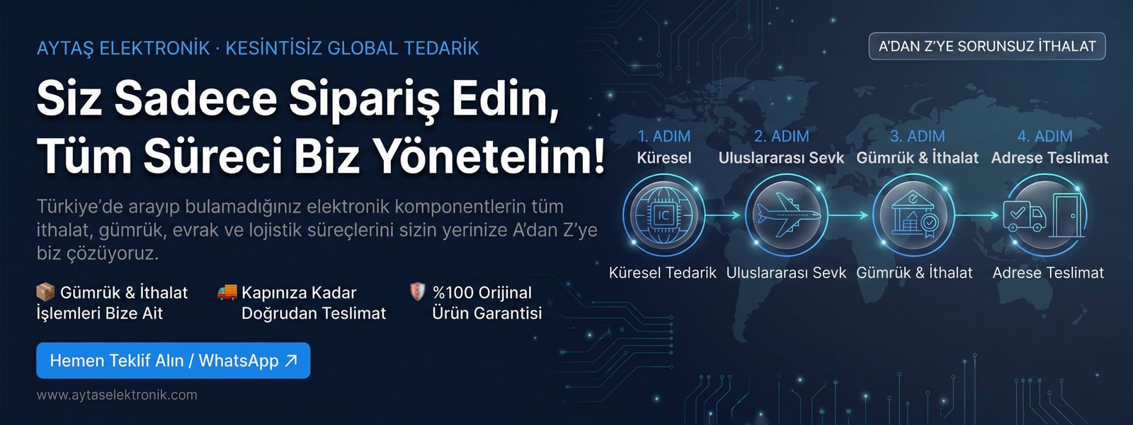 Örnek kampanya: Aradığınız parça burada yok mu? Teklif talebi oluşturun.